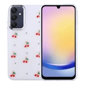 Galaxy A25 Kılıf Airbag Tasarımlı Simli Şeffaf  Kutup Kapak thumbnail 1