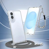 Galaxy S25 Edge Kılıf Airbagli Takılabilir Askı Aparatlı  Snap Silikon Kapak thumbnail 4