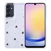 Galaxy A25 Kılıf Airbag Tasarımlı Simli Şeffaf  Kutup Kapak thumbnail 1