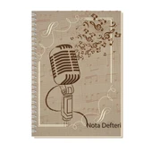 Keskin Color Sert Kapak Spiralli Müzik Defteri A4 80 Yaprak 290360-99 thumbnail 1