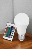 RGB Led Lamba Led Işık Ampul Renk Değiştirebilen 100 Watt - 1