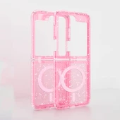 Galaxy Z Flip 6 Kılıf M-safe Şarj Özellikli Parlayan Simli Saydam Renkli  Allstar Kapak thumbnail 5