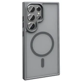 Galaxy S25 Ultra Kılıf M-safe Şarj Özellikli Mat Arka Yüzey  Sio Kapak thumbnail 7