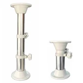 MASA AYAĞI TELEDKOPİK 3 KADEME ALÜMİNYUM BEYAZ 32-72 cm - 1