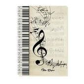 Keskin Color Sert Kapak Spiralli Müzik Defteri A4 80 Yaprak 290360-99 thumbnail 2