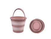 NessiWorld Katlanır Banyo 5'Li Küvet Seti 596 Somon thumbnail 5