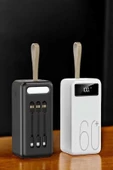 Powerbank 60.000 MAH Dijital Göstergeli 4 Portlu Taşınabilir - 5