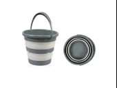 NessiWorld Katlanır Banyo 5'Li Küvet Seti 596 Antrasit thumbnail 5