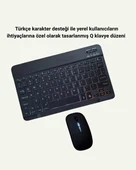 RGB Aydınlatmalı Şarjlı Kablosuz Klavye ve Mouse Seti – Modern ve Kompakt Tasarım - 3