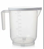 Pratik Mutfak Ölçü Kabı - 2 Litre Dereceli Şeffaf Hazne BPA Free thumbnail 2