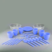 Piknik Seti 6 Kişilik Çantalı 32 Parça thumbnail 1