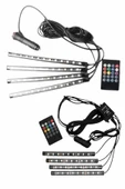 12'Lİ Şerit Led Işık RGB Sese ve Müziğe Duyarlı Araç İçi Ayak Altı - 2