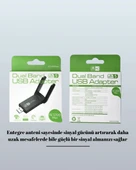 Tak-Çalıştır Özellikli Çift Bant WiFi Adaptör – 1200 Mbps - 4