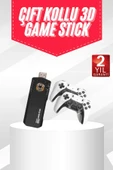 20.000 Oyunlu Kablosuz Çift Kol Retro Oyunlar Çift Kollu Game Stick - 1