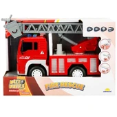 NessiWorld Sesli ve Işıklı Su Fışkırtan İtfaiye Aracı 20 cm. thumbnail 4