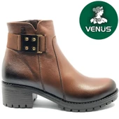 Venüs Burssella Hakiki Deri Kaymaz Taban Ortopedik Kadın Bot thumbnail 6