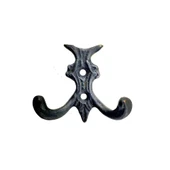 Antika Tarz Dekoratif Pirinç Koç Çiftli Askı - 50x55mm, Oksit - 1