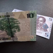 Escoines Koleksiyon 3996368f63b23afa0c 2022 Sierra 5/10 leones takım ÇİL kağıt para thumbnail 4