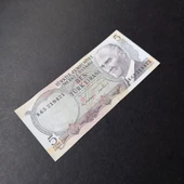 Escoines Koleksiyon 3996368f6c5cb7c3c2 6.Emisyon 5türk-lirası K65 serisi ÇİL eski kağıt para thumbnail 3