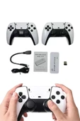 Game Stick 4K Retro Çift Kollu Atari Oyunlari +20000 Oyunlu Konsol Nostalji - 5