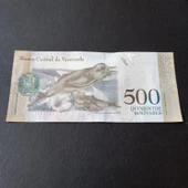 Escoines Koleksiyon 3996368f6b95895490 2017 Venezuela 500 Bolivar ÇİL kağıt para - 3