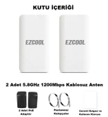 EZCOOL EZ-W580AN DIŞ ORTAM (5.8GHz 1200Mbps 1KM) ACCESS POİNT thumbnail 2