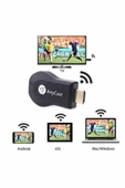 Kablosuz HDMI Wifi Görüntü Aktarıcı Tüm Cihazlara Uyumlu - 4