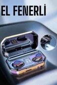 Dijital Göstergeli Bluetooth Bağlantılı Kulaklık Dokunmatik Kontrol - 4