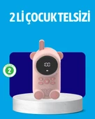 USB Şarjlı Çocuk Telsizi – Renkli Ekran, VOX Modu, Kompakt Tasarım - 1