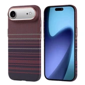 iPhone 17 Air Kılıf Kablosuz Şarj Özellikli Karbon Fiber Görünümlü Nekst Kapak thumbnail 2