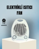 Fanlı Elektrikli Isıtıcı – 3 Kademeli Isı Ayarı ve Güvenli Kullanım - 1