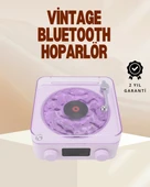 Retro Pikap Hoparlör – Şarjlı Kablosuz Projektör ve Gece Lambası - 1