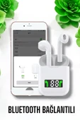 Kablosuz Müzik Keyfi Sunan LED Şarjlı TWS Bluetooth Kulaklık - 4