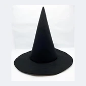 pilelistore Siyah Renk Keçe Cadı Şapkası 35x38 cm - 1