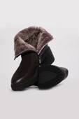 Hakiki Deri Kürklü  Kadın Kalın Topuklu Bot 217KZA51-03 thumbnail 8