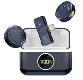 pilelistore ZR984 Q81 Type C Lightning Mıknatıslı Mikrofon - 1