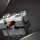 pilelistore Şarjlı 5 Led 4 Modlu Cob Led Avcı Balıkçı Kamp Süper Kafa Lambası Model 212 thumbnail 2