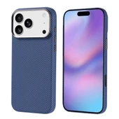 iPhone 17 Pro Max Kılıf Kablosuz Şarj Özellikli Karbon Fiber Görünümlü Nekst Kapak thumbnail 6