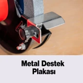 Elektrikli Bıçak Kesici Bileme Taş Motoru 200 mm Zımpara 600 W Rico Taşlama Metal Tezgah Üstü Çark thumbnail 3