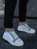 KB-X46 Kuback Beyaz Bebe Mavi Yüksek Beyaz Taban Günlük Spor Ayakkabı thumbnail 3