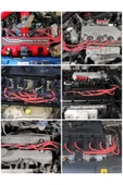 Tipo Tempra Punto - Mpı Motor - Kırmızı 8mm Buji Kablosu - 3