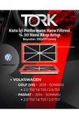 VW Golf-Passat- (1.6 TDİ-2.0 TDİ) Performans Hava Filtresi-(%30 Hava Akış Artışı) - 1