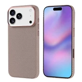 iPhone 17 Pro Max Kılıf Kablosuz Şarj Özellikli Karbon Fiber Görünümlü Nekst Kapak thumbnail 2