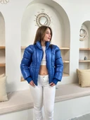 Puffer kısa mont mavi st25534 thumbnail 2