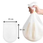 Büyük  Hamur Torbası  Silikon Şeffaf Hamur Yoğurma Torbası Ekmek Makarna Mantı  Hamuru Kolay thumbnail 2