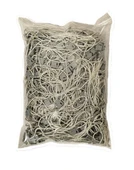 Kilitli Ip- Etiket Bağlama Ipi Renk: Gümüş Uzunluk: 18cm (500 Adet) thumbnail 3