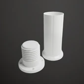 Ayarlanabilir 1 Adet 12 Cm Beyaz Plastik Ayak Dolap Mobilya Tezgah Yükseltici Yükseltme Ayağı thumbnail 6