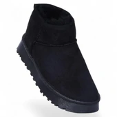 Skuaıter Rida Siyah Kadın İçi Kürklü Düz Bot thumbnail 1