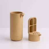 Bohem Westa Kayın Bej Renk Sert Plastik Ayak 15 cm Mobilya Tekli Kanepe Koltuk Baza Yükseltme Ayağı thumbnail 7