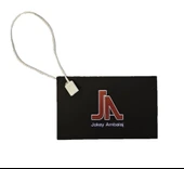 Kilitli Ip- Etiket Bağlama Ipi Renk: Beyaz Uzunluk: 18cm (500 Adet) thumbnail 1